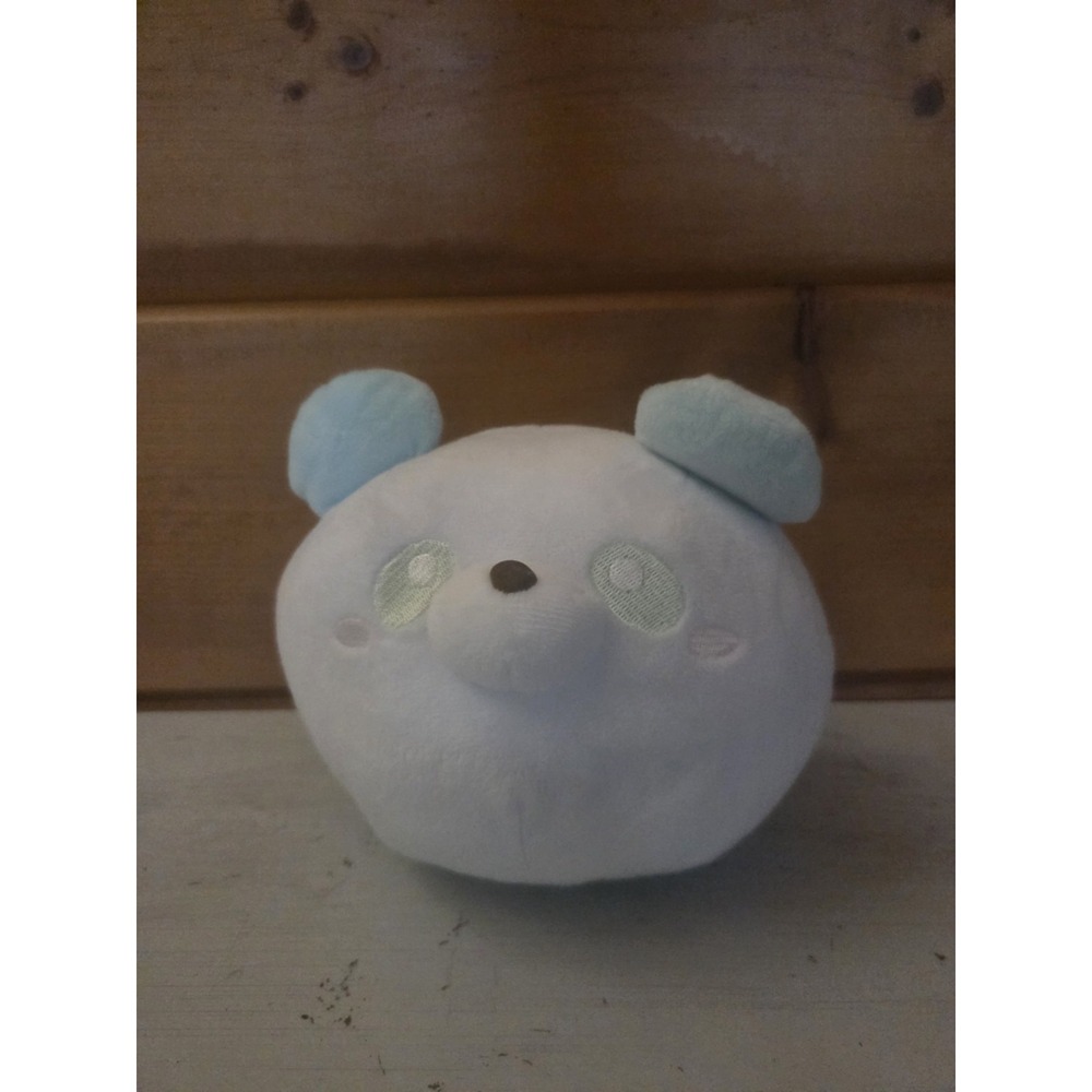 MINISO White/Blue Bear Plush Stuffed Animal, Washable, Small 6-14 in 2022